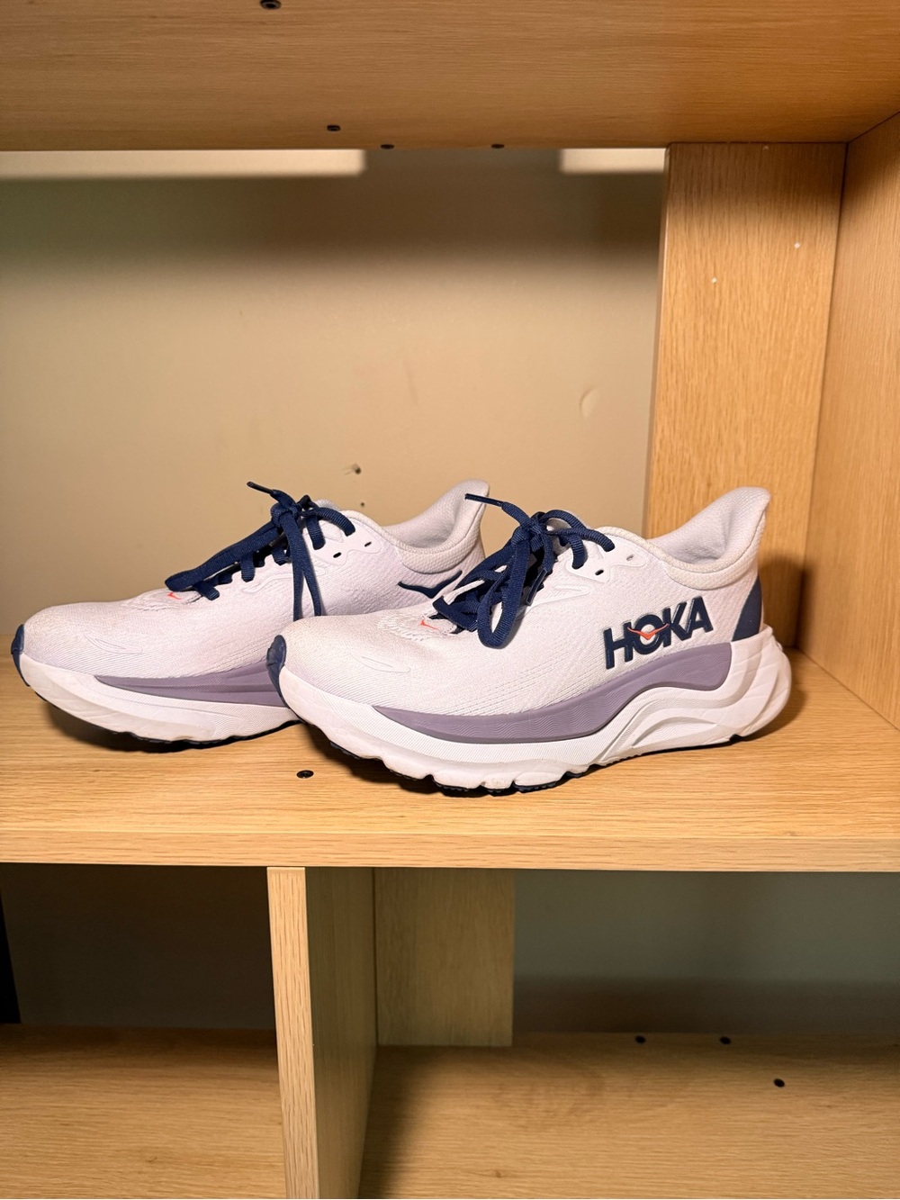Hoka Women’s Purple Sneakers with Navy and Light Purple Accents